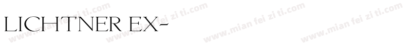 Lichtner Ex字体转换